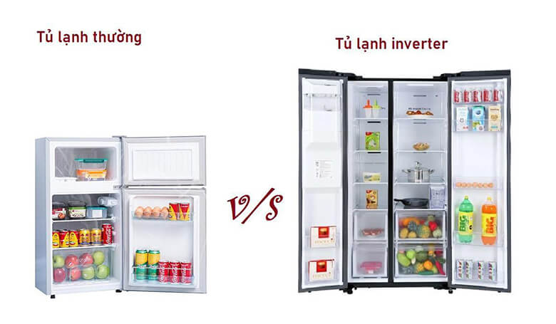 So sánh tủ lạnh Inverter và tủ lạnh thông thường
