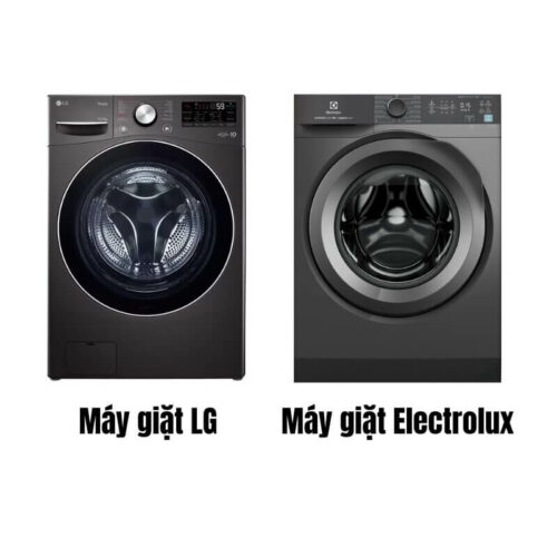 Thiết kế của máy giặt lg và elextrolux 