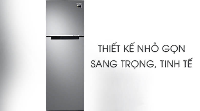 Thiết kế nhỏ gọn sang trọng của tủ lạnh samsung 208 lít