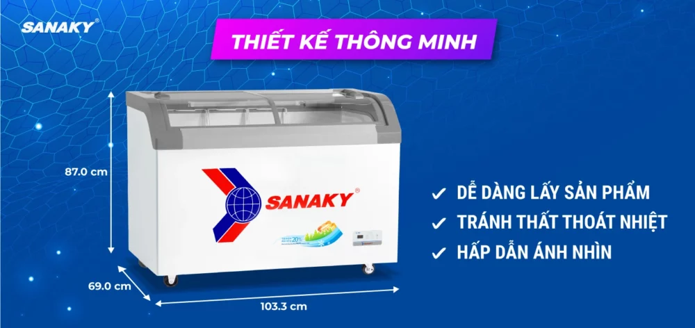 Mặt Kính Cong Trưng Bày Tối Ưu