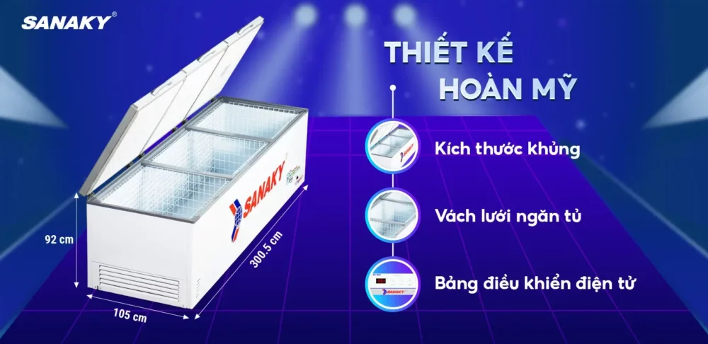 Thiết kế tiện lợi hoàn mỹ