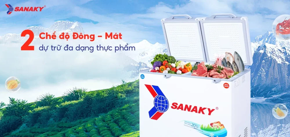 2 Ngăn Đông – Mát Tiện Lợi