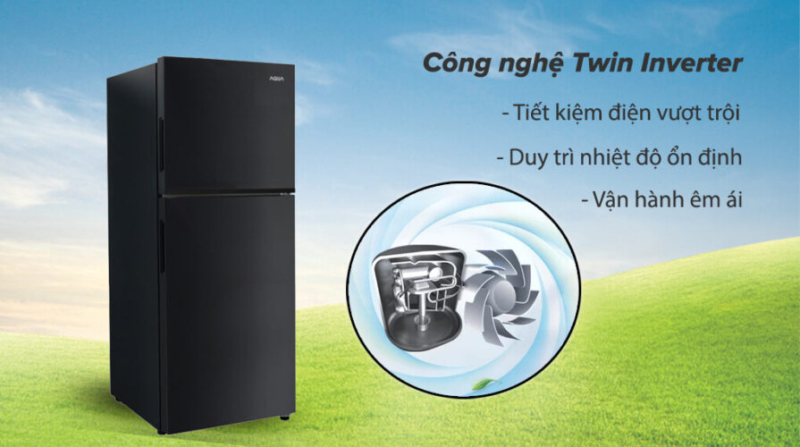 tu lanh aqua 220 lit inverter