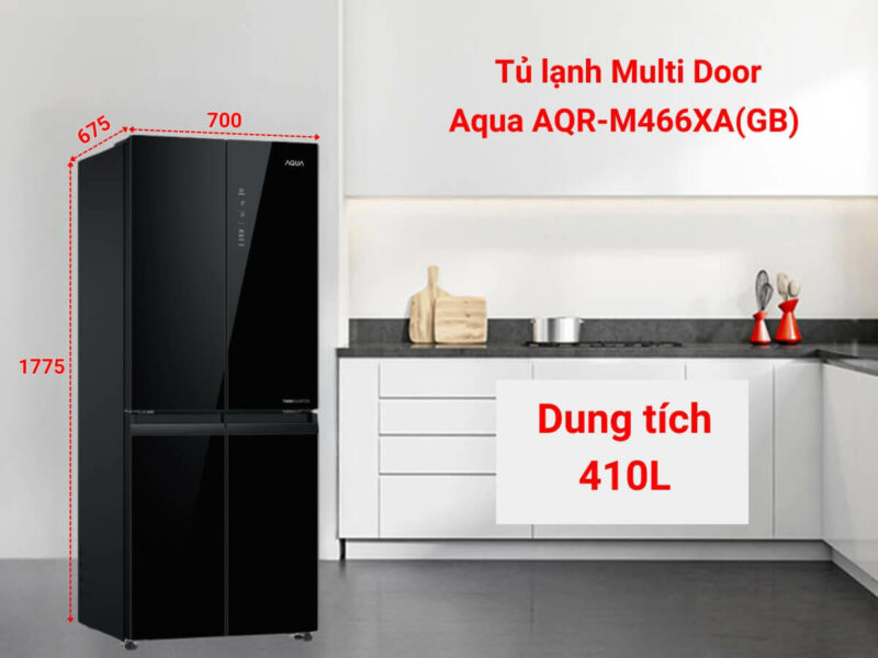 tu lanh aqua aqr m466xagb inverter 410l