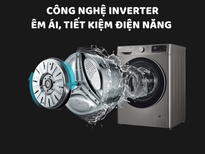 Công nghệ inverter của máy giặt LG