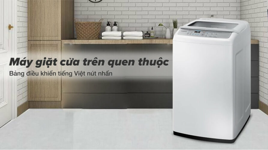 Máy giặt cửa trên samsungg
