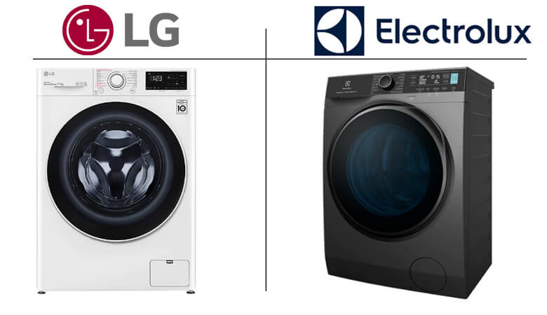 so sánh máy giặt lg và electrolux