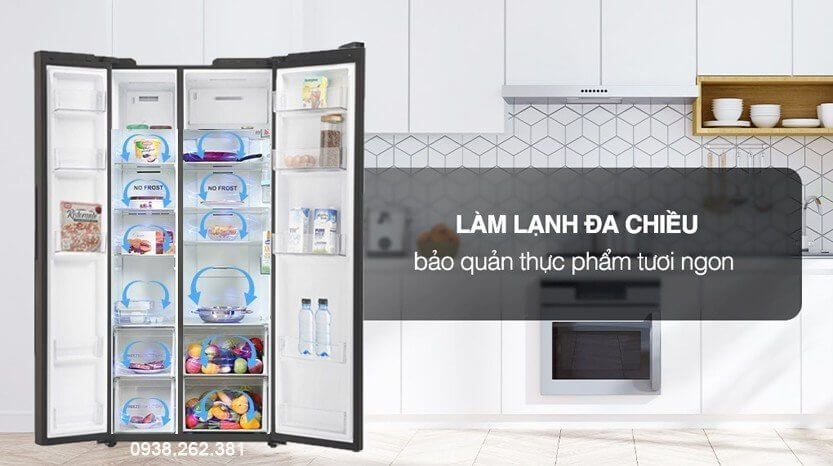 tu lanh aqua aqr 646 lit lam lanh da chieu
