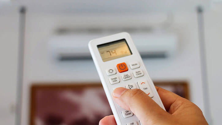 Cách bật tắt điều hòa âm trần casper