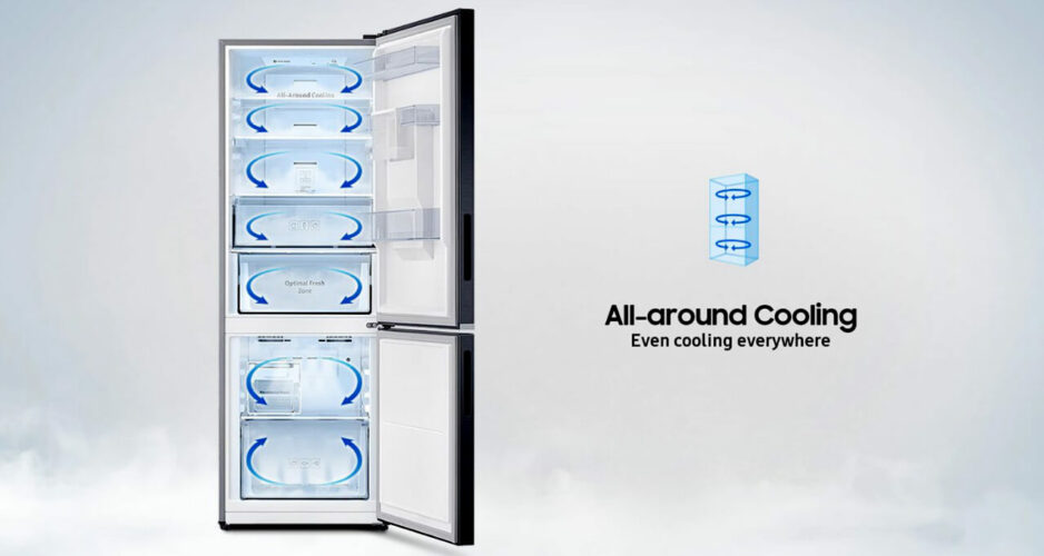 Công nghệ all around cooling tủ lạnh samsung