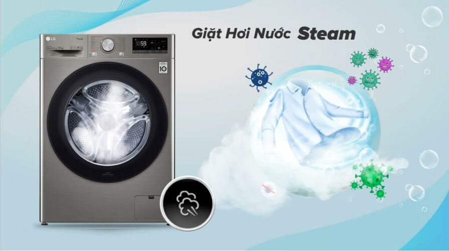 Công nghệ giặt hơi nước Steam của máy giặt LG