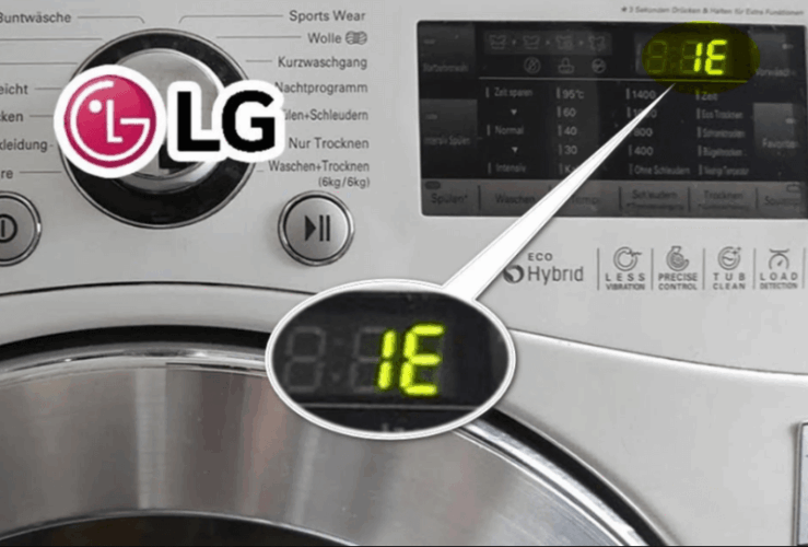 Dấu hiệu máy giặt LG không cấp nước