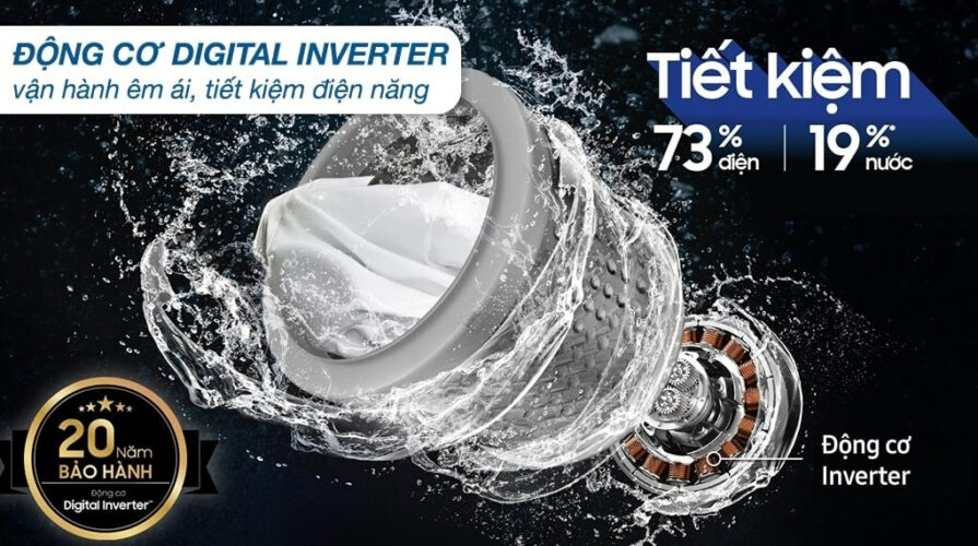 Động cơ digital inverter máy giặt samsung 