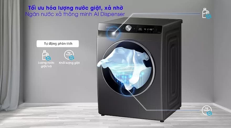Máy giặt Samsung ww10t634dlx sv