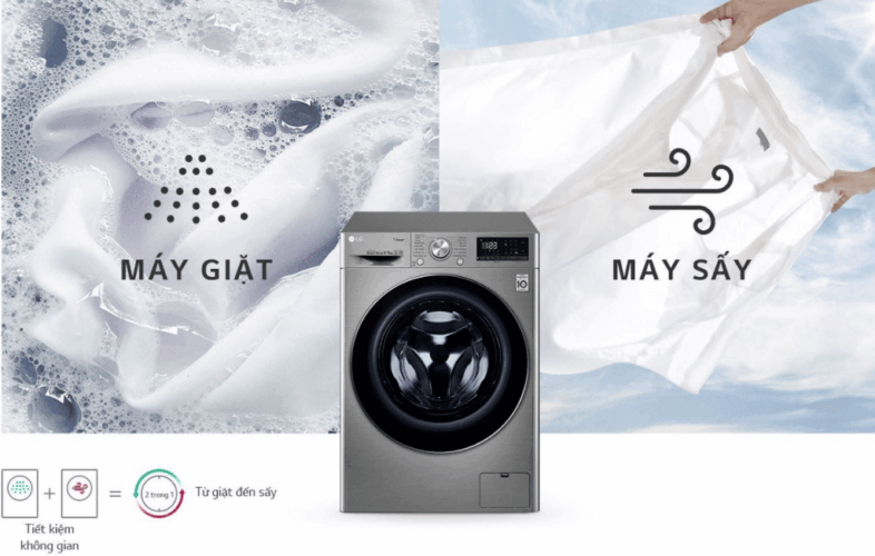 Máy giặt sấy LG