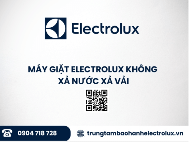 nguyen nhan mg electrolux khong xa nuoc xa vai