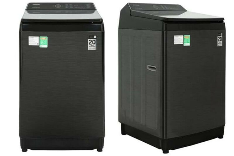 Thiết kế của máy giặt samsung wa14cg5745bvsv 