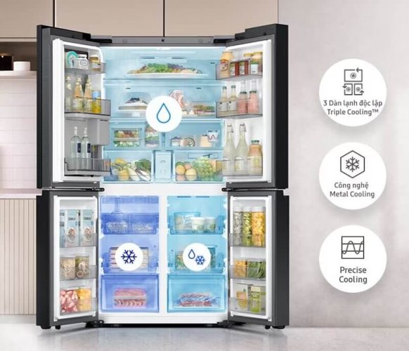 Tủ lạnh Samsung có khử mùi không