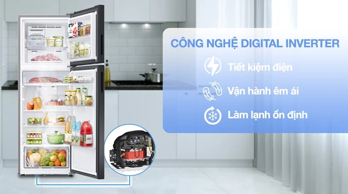 Tủ lạnh samsung inverter