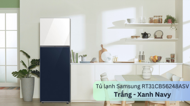 Tủ lạnh samsung rt31cb56248asv sang trong, tiết kiệm điện