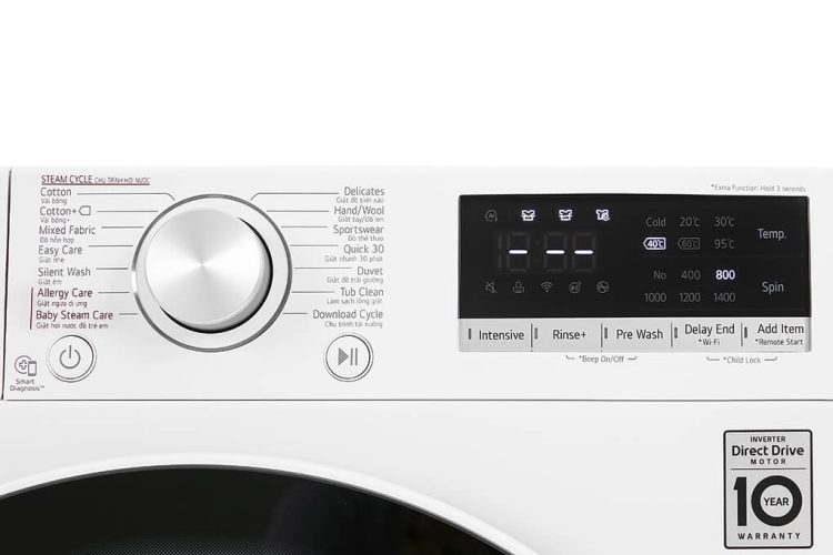 Cách sử dụng tính năng giặt nhanh máy giặt LG