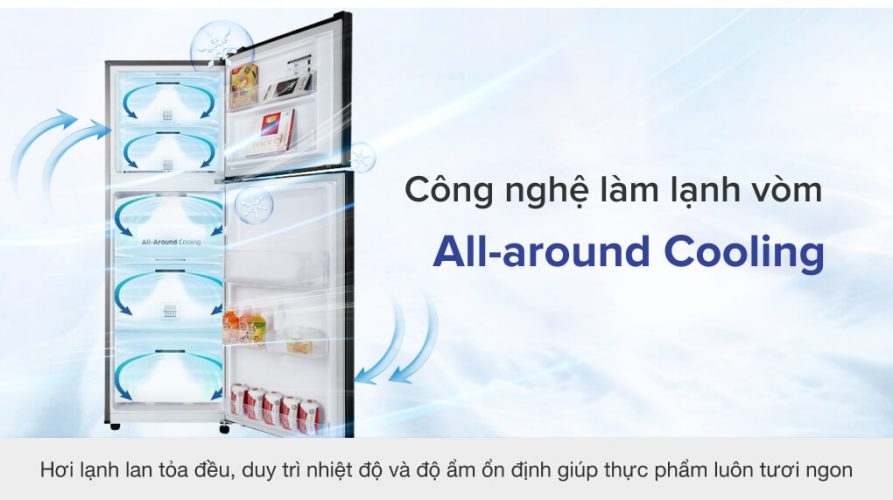 Công nghệ all around cooling của tủ lạnh Samsung