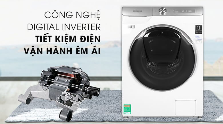 Công nghệ inverter trên máy giặt Samsung
