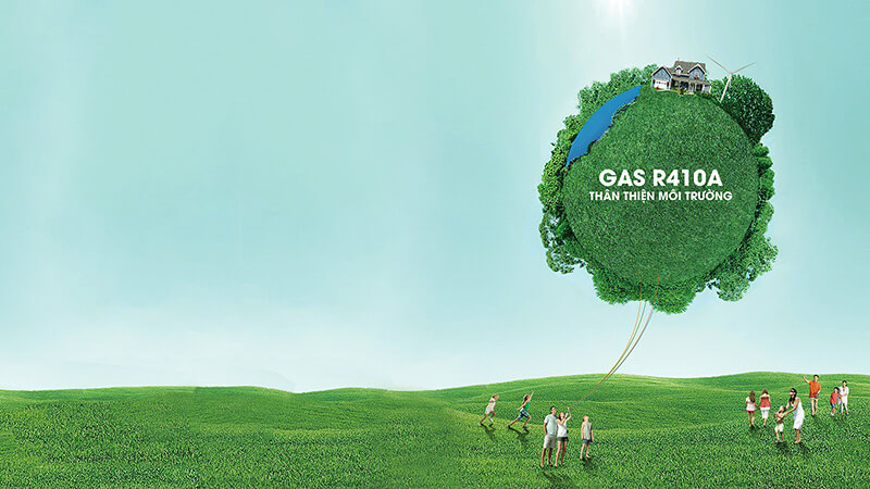 Gas R410A thân thiện với môi trường