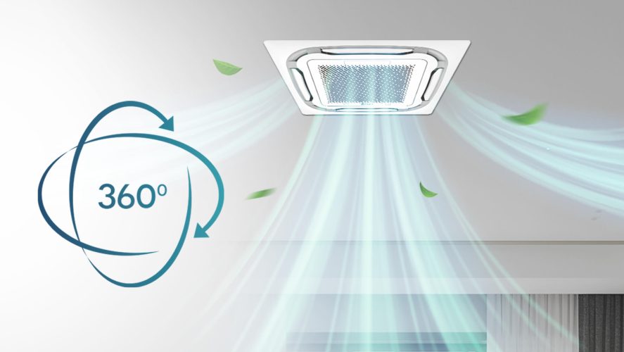 Khả năng làm mát cho điều hòa âm trần Casper