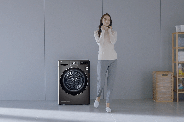 Máy sấy LG DVHP50M sấy nhanh, tiết kiệm điện
