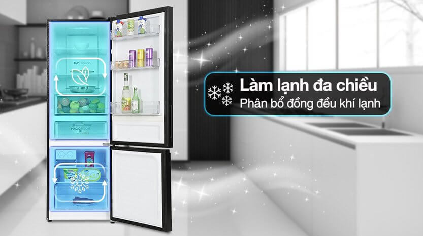 tu lanh aqua inverter 324 lit aqr b390ma lam lanh da chieu