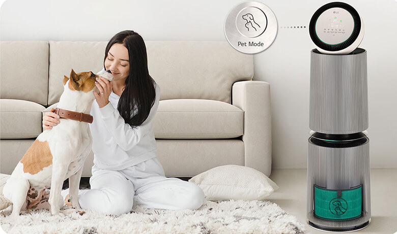 Tính năng Pet Care được LG phát triển riêng cho các gia đình có thú cưng