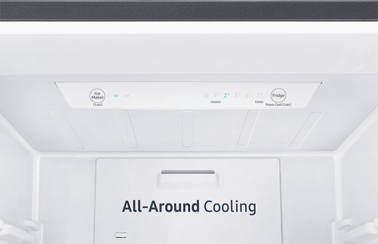 tủ lạnh Samsung RB30N4190BU/SV giúp hơi lạnh được thổi ra từ nhiều cửa gió ở các vị trí khác nhau