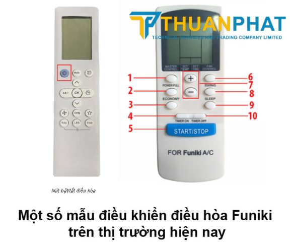 cach su dung dieu khien dieu hoa Funiki cach su dung dieu khien dieu hoa Funiki