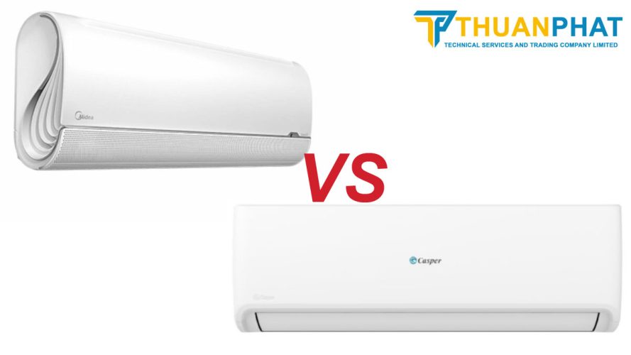 so sanh dieu hoa Casper va Midea