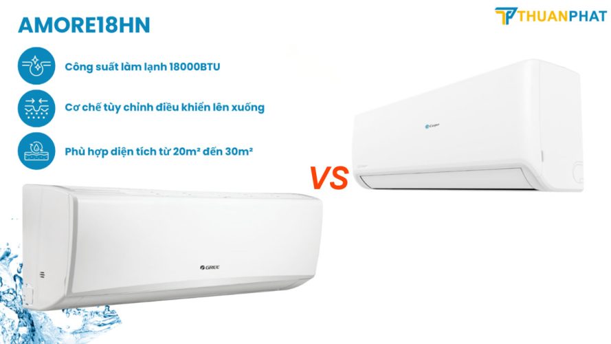 so sanh dieu hoa gree va casper