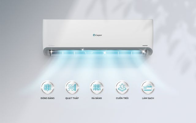 Điều hòa Casper 900 có thiết kế đẹp mắt, giá cả phải chăng, hiệu suất sử dụng tốt