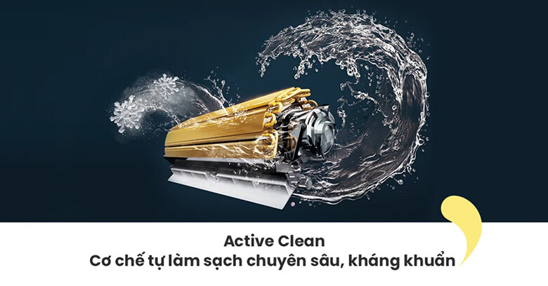 Điều hòa Comfee 1 chiều 9000 BTU CFS-10FWF tích hợp tính năng tự động làm sạch dàn lạnh Active Clean Điều hòa Comfee 1 chiều 9000 BTU CFS-10FWF tích hợp tính năng tự động làm sạch dàn lạnh Active Clean