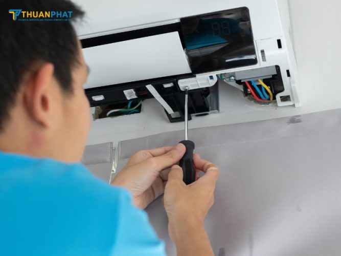 Ngắt nguồn điện để đảm bảo an toàn