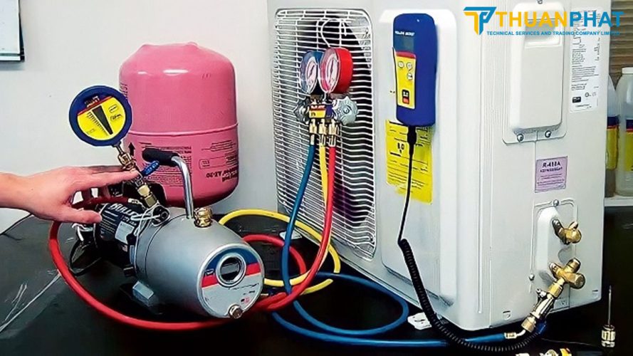 bom ga dieu hoa khi nao can thay nap ga va chi phi can biet