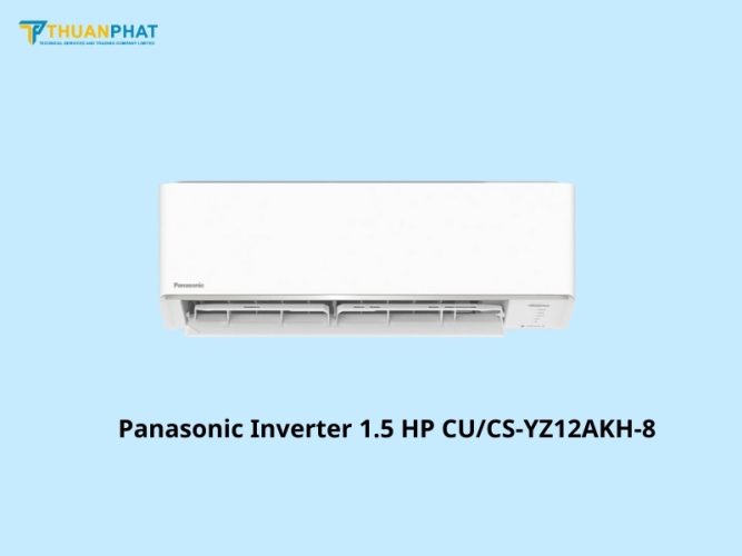 dieu hoa 2 chieu gia re 5 Panasonic Inverter 1.5 HP CU/CS-YZ12AKH-8