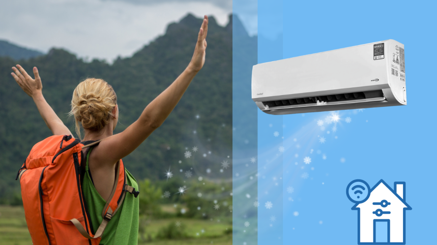 Điều hòa Comfee CFS-10FWFF-V được tích hợp kết nối WiFi thông minh