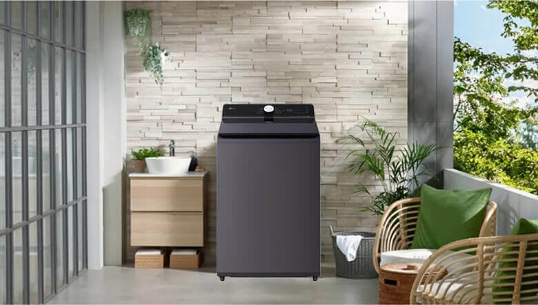 Máy giặt LG T2516DX5G sở hữu thiết kế lồng đứng truyền thống nhưng được nâng cấp với diện mạo mạnh mẽ và hiện đại hơn.