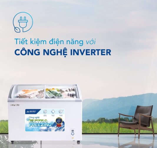tủ đông HSF AD8451.C1 chính là việc được trang bị công nghệ Inverter hiện đại. tủ đông HSF AD8451.C1 chính là việc được trang bị công nghệ Inverter hiện đại.