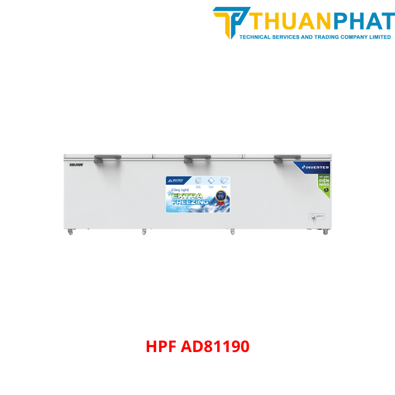Tủ đông dung tích lớn Hòa Phát Inverter
