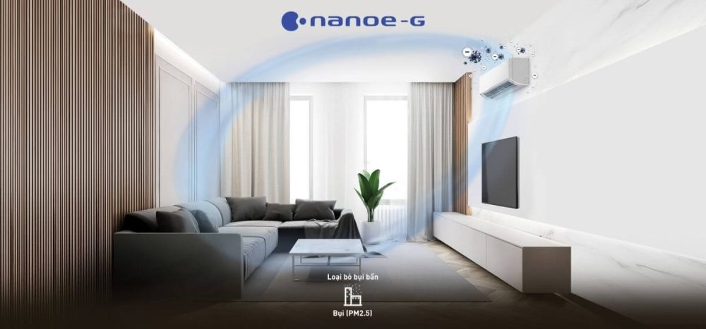 Panasonic N18AKH-8 được trang bị công nghệ lọc không khí Nanoe-G độc quyền Panasonic N18AKH-8 được trang bị công nghệ lọc không khí Nanoe-G độc quyền