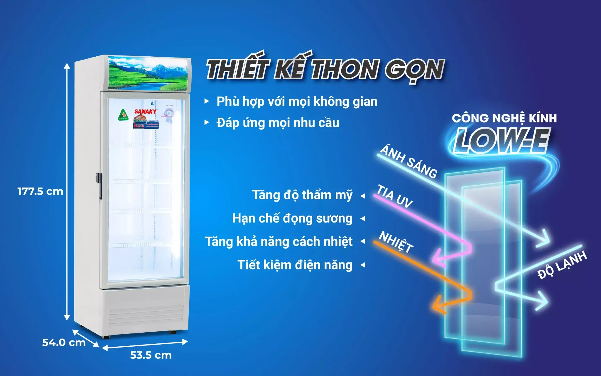 Tủ Mát Sanaky VH-2589K là dòng tủ mát 1 cánh kính được thiết kế theo phong cách hiện đại Tủ Mát Sanaky VH-2589K là dòng tủ mát 1 cánh kính được thiết kế theo phong cách hiện đại